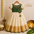 Kasavu Green frock